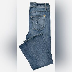 Rock Republic Kasandra Low Rise Distressed Riff Raff Bootcut Jeans